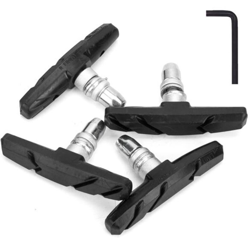 2 Pairs Bike Brakes Pads Set70mm for Cruiser MTB Mountain Bicycle Universal